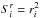 \hbox{$S_i^r = r_i^2$}