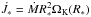 \hbox{$\dot{J}_\ast = \dot{M}R_\ast^2\Omega_\text{K}(R_\ast)$}
