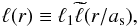 \begin{equation} \label{eq:luminosity_density} \ell(r) \equiv \ell_{1} \widetilde{\ell}(r/a_{\rm s}), \end{equation}