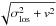 \hbox{$\sqrt{\sigma_{\rm los}^2 + v^2}$}
