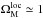 \hbox{$\Omega^{\rm loc}_{\rm M} \simeq 1$}