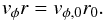 \begin{equation} v_{\phi}r=v_{\phi,0}r_{0} . \label{eq:SVvtheta} \end{equation}
