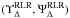 \hbox{$(\Upsilon_\Delta^\mathrm{RLR},\Psi_\Delta^\mathrm{RLR})$}