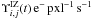 \hbox{$\Upsilon^{\rm IZ}_{i,j}(t)\,\mathrm{e}^-\,\mathrm{pxl}^{-1}\,\mathrm{s}^{-1}$}