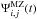 \hbox{$\Psi^{\rm MZ}_{i,j}(t)$}
