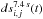 \hbox{$ds^{7.4\,s}_{i,j}(t)$}