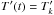 \hbox{$T'(t)=T'_k$}