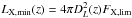 \hbox{$L_{{\rm X},\min}(z)=4\pi D_L^2(z)F_{\rm X,lim}$}