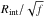 \hbox{$R_{\mathrm{int}}/\sqrt{f}$}