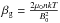 \hbox{$\beta_{\rm g} = \frac{2 \mu_0 nkT}{B_0^2}$}
