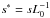 \hbox{$s^*= s L_0^{-1}$}