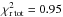 \hbox{$\chi^2_{\rm r\: tot}=0.95$}
