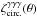 \hbox{$\zeta^{\gamma\gamma\gamma}_{\rm circ.}(\theta)$}
