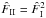 \hbox{$\hat{F}_{\rm II} = \hat{F}_{\rm I}^2$}