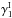 \hbox{$\gamma_1^{\rm I}$}