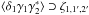 \hbox{$\lag \delta_1 \gamma_1 \gamma_2^* \rag \supset \zeta_{1,1',2'}$}