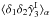 \hbox{$\lag\delta_1\delta_2\hat{\gamma}_3^{\rm I}\rag_{\alpha}$}