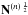 \hbox{$\mathbf{N}^{(n)\,\frac{1}{2}}$}