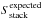\hbox{$S_{{\rm stack}}^{{\rm expected}}$}