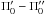 \hbox{$\Pi'_0-\Pi\arcsec_0$}