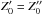 \hbox{$Z'_0=Z\arcsec_0$}