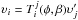 \hbox{$\upsilon_{i}=T_i^j(\phi,\beta)\upsilon_j'$}