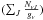 \hbox{$(\sum_J \frac{N_{vJ}}{g_v})$}