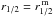 \hbox{$r_{1/2} = r_{1/2}^{\rm \,m}$}
