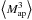 \hbox{$\ba{M_{\rm ap}^3}$}