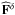 \hbox{$\widehat{\bold F}^\delta$}