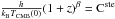 \hbox{$\frac{h}{k_{\rm B} T_{\rm CMB}(0)}(1+z)^{\beta} = {\rm C^{ste}}$}