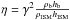 \hbox{$\eta=\gamma^2 \frac{\rho_{\rm b} h_{\rm b}}{\rho_{\rm ISM} h_{\rm ISM}}$}