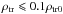 \hbox{$\rho_{\mathrm{tr}} \leqslant 0.1 \rho_{\mathrm{tr0}}$}