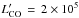 \hbox{$L^\prime_{\rm CO}\,=\,2\times10^{5}$}