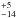 \hbox{$^{+5}_{-14}$}