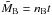 \hbox{$ \tilde{M}_{\rm B} = n_{\rm B}t $}