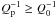 \hbox{$ Q_{\rm p}^{-1} \geq Q_0^{-1} $}