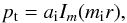 \begin{equation} \label{ptin} p_\mathrm{t} = a_\mathrm{i} I_m(m_\mathrm{i} r), \end{equation}