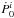 \hbox{${\dot P}_0^i$}