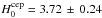\hbox{$H_{0}^\mathrm{cep} = 3.72 \,\pm\, 0.24$}