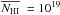 \hbox{$\nhi\ = 10^{19}$}