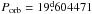 \hbox{$P_{\rm{orb}}= 19\fd604471$}