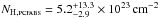 \hbox{$N_\textsc{H,pcfabs}=5.2^{+13.3}_{-2.9}\times 10^{23}\,\mathrm{cm}^{-2}$}
