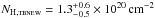 \hbox{$N_\textsc{H,tbnew}=1.3^{+0.6}_{-0.5}\times 10^{20}\,\mathrm{cm}^{-2}$}