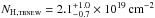 \hbox{$N_\textsc{H,tbnew}=2.1^{+1.0}_{-0.7}\times 10^{19}\,\mathrm{cm}^{-2}$}