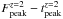 \hbox{$F_{\rm peak}^{z=2}-t_{\rm peak}^{z=2}$}