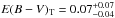 \hbox{$E(B-V)_\mathrm{T}=0.07^{+0.07}_{-0.04}$}