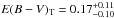 \hbox{$E(B-V)_\mathrm{T}=0.17^{+0.11}_{-0.10}$}