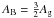 \hbox{$A_{\rm B}=\frac{3}{2} A_{\rm g}$}