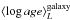 \hbox{$\langle \log {\it age} \rangle_L^{\rm galaxy}$}